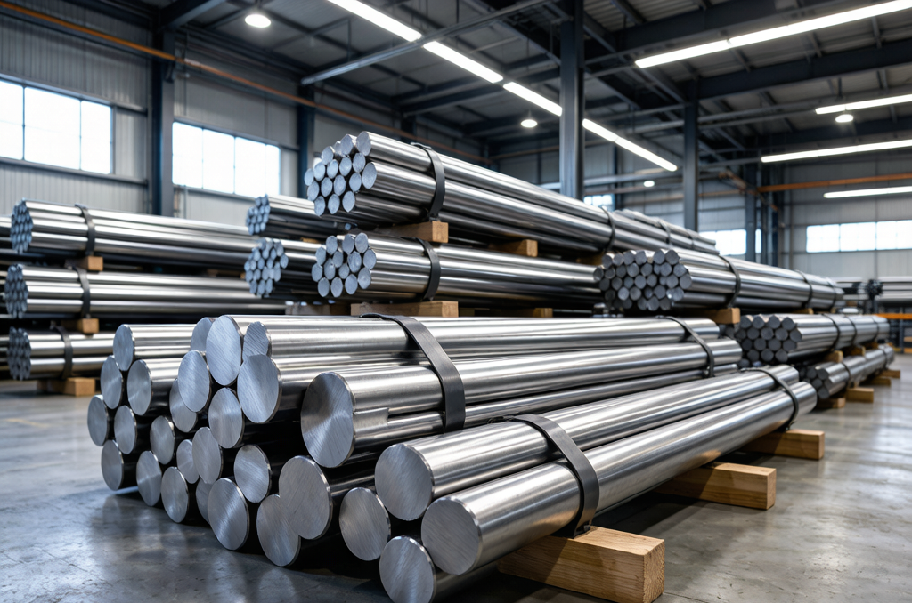 CNC lathe machining 1045 steel round bar