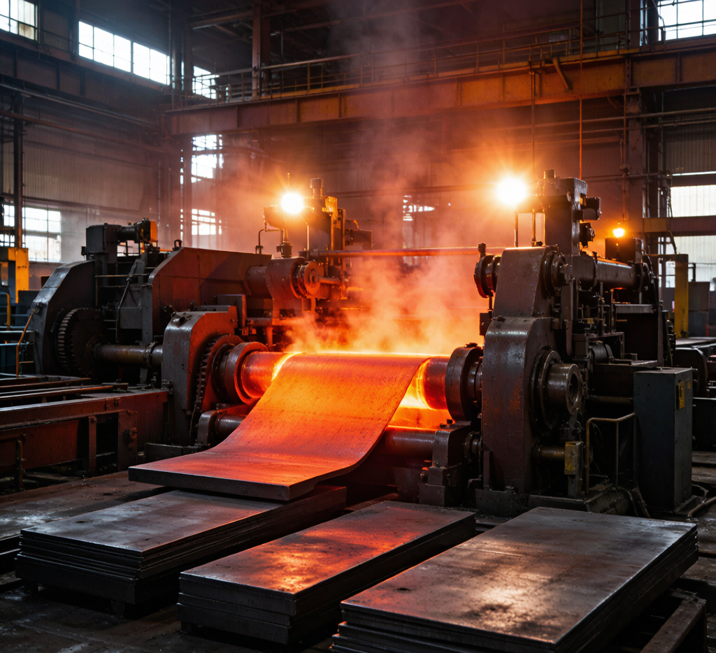 ASTM A516 Gr 70 pressure vessel steel plate hot rolling mill production