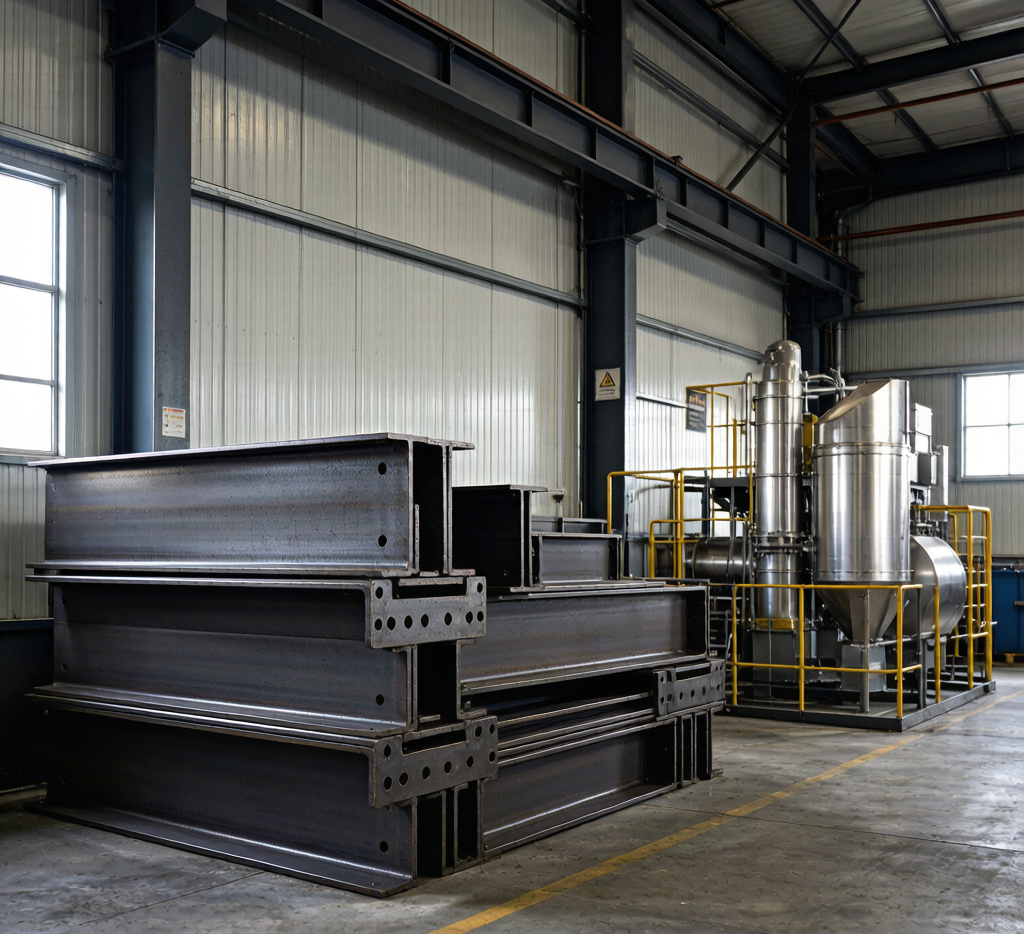 Rusted carbon steel plate beside corrosion-resistant stainless steel