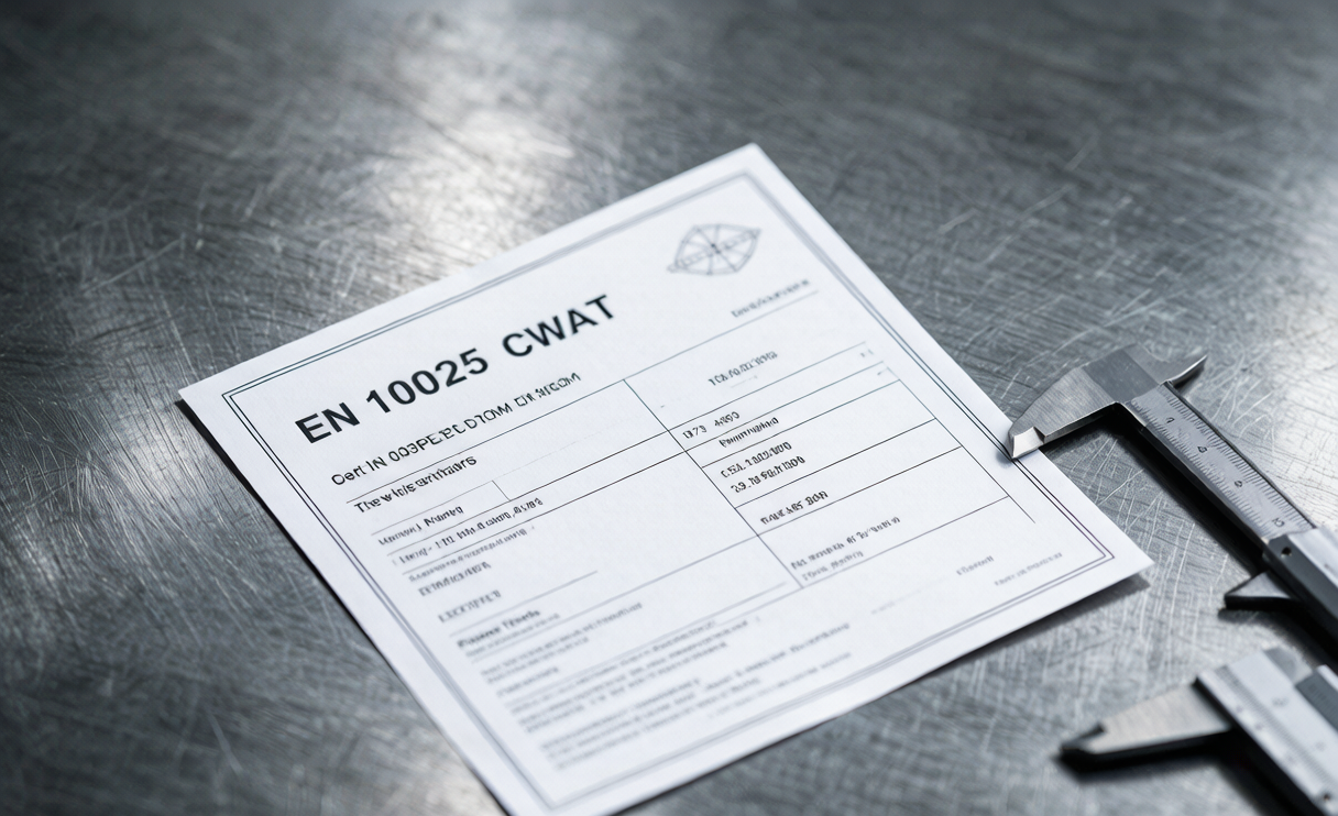EN 10025 carbon steel standard specifications certificate