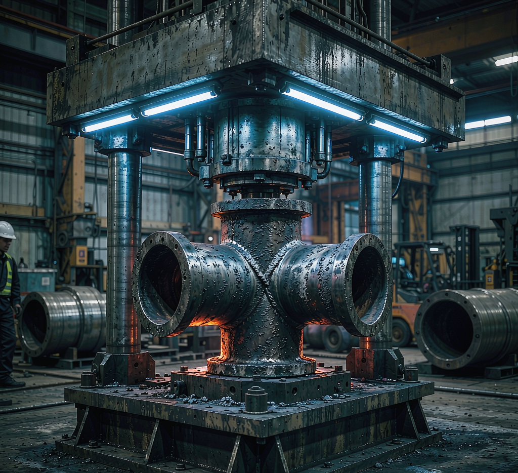Carbon Steel Equal Cross - Butt-Weld Four-Way Fitting | ASME B16.9 | Factory Direct | Huaxia-Steel