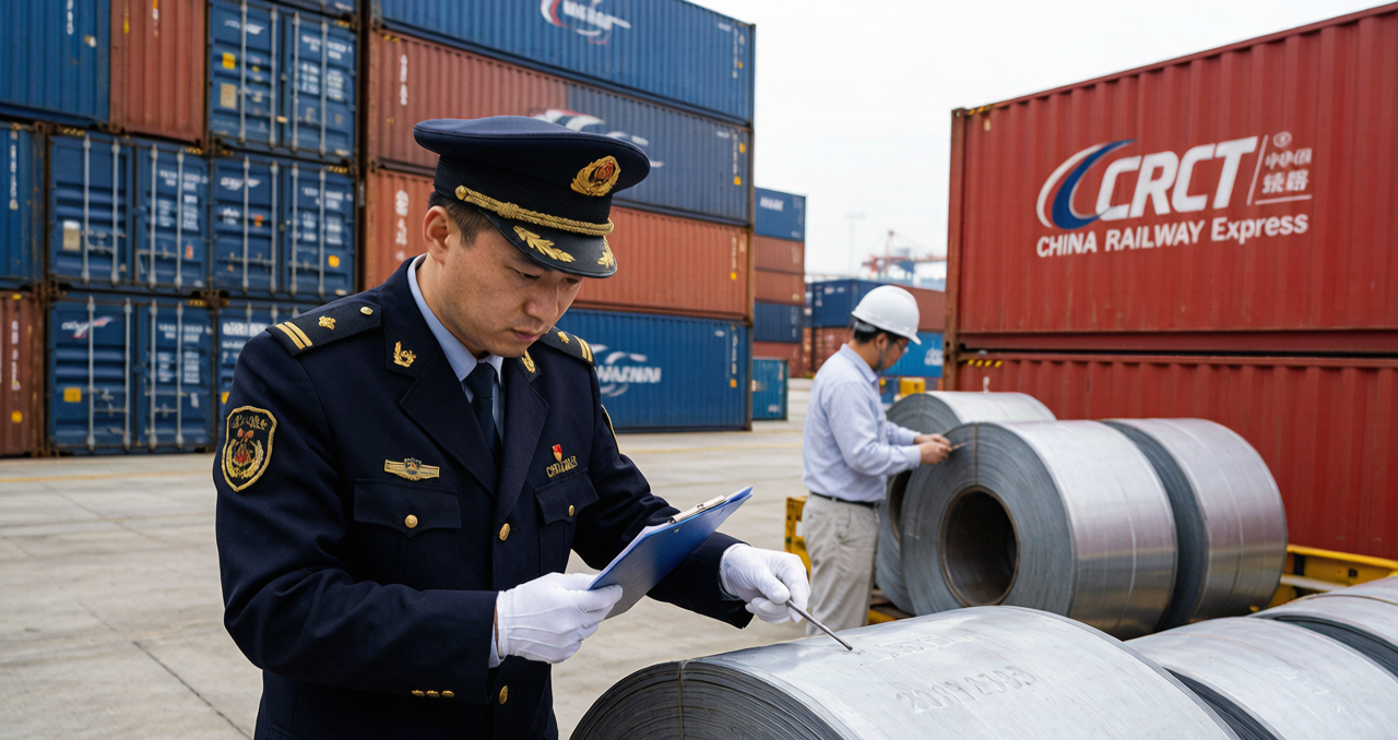 China CIQ inspection at port for imported carbon steel