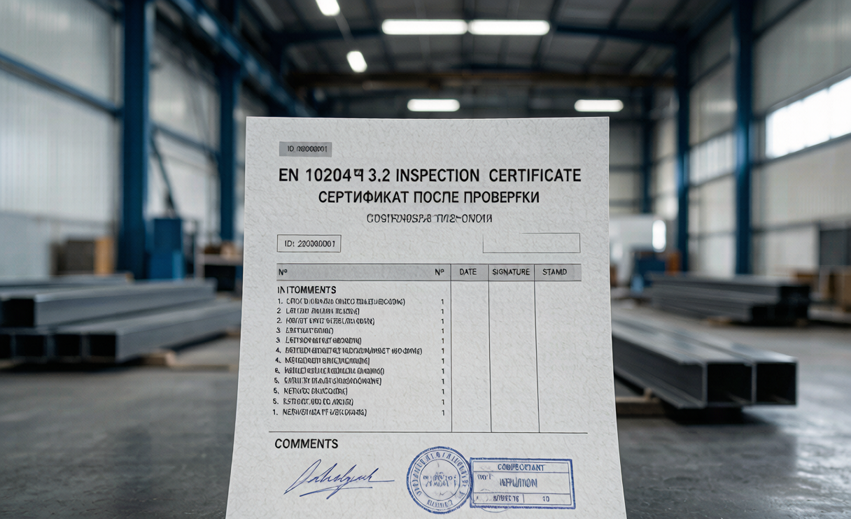 EN 10204 3.1 vs 3.2 Mill Test Certificate Explained for Carbon Steel