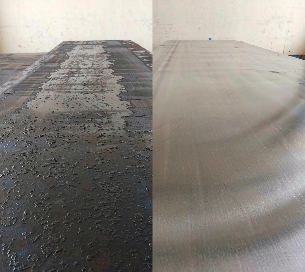 NM400 wear plate surface close-up