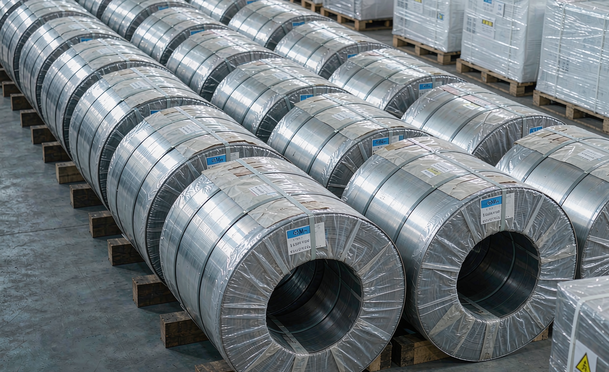65Mn steel strip export packaging with rust prevention