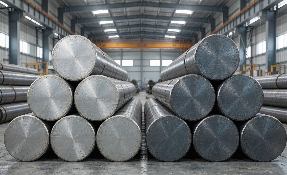 AISI 1030 and 1045 medium carbon steel round bar comparison