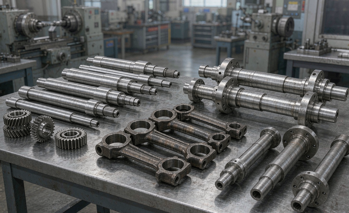 Industrial application of AISI 1030 and 1045 medium carbon steel parts