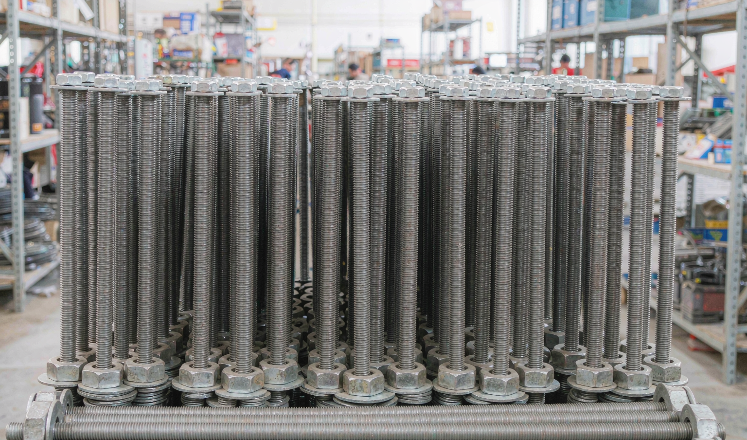 Bundles of API 5L carbon steel line pipe