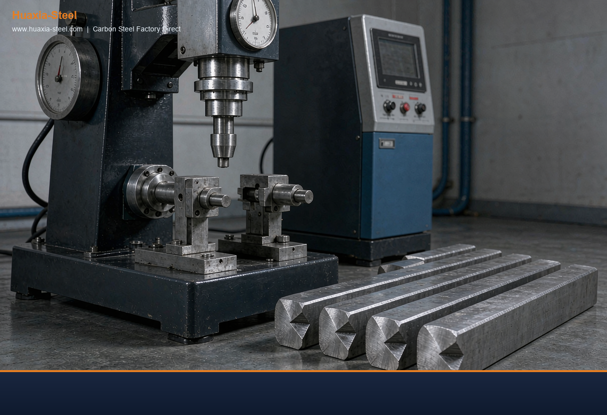 Charpy impact test specimens for A350 LF2 LF6 low temperature forgings