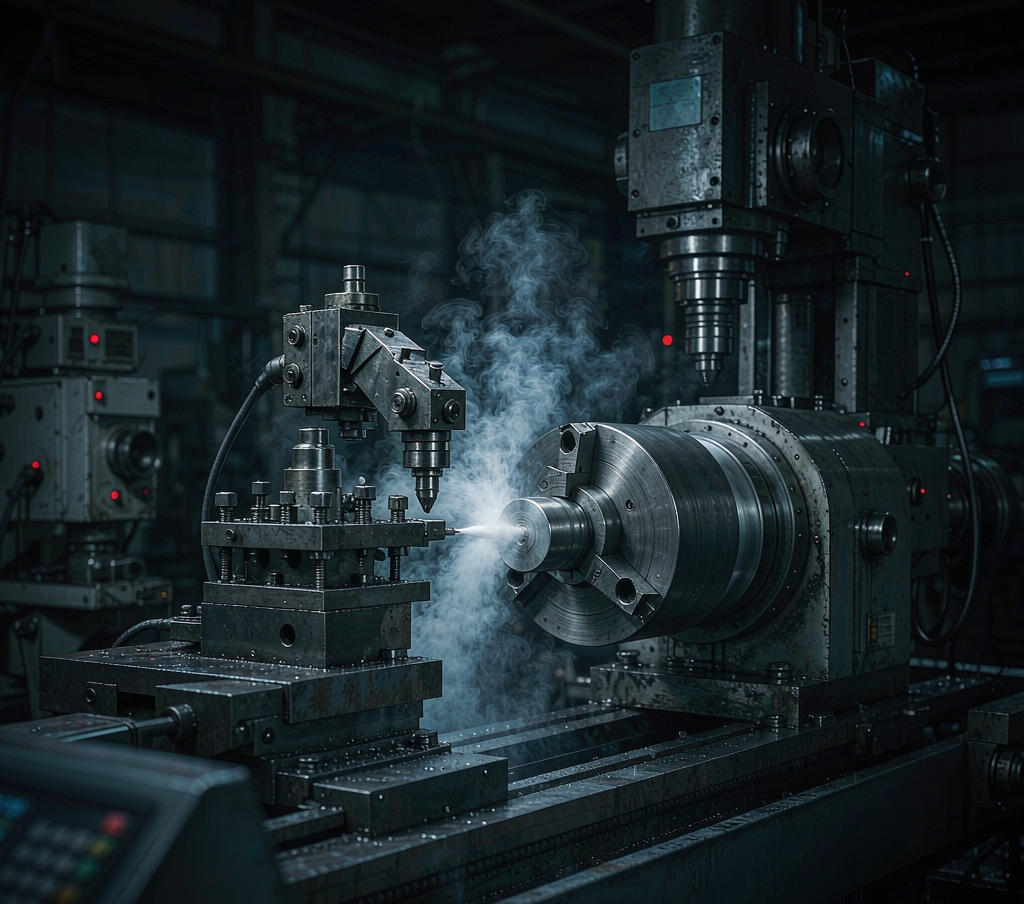 CNC lathe machining carbon steel socket weld flange
