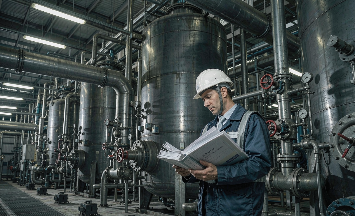 Environmental management audit in carbon steel production facility