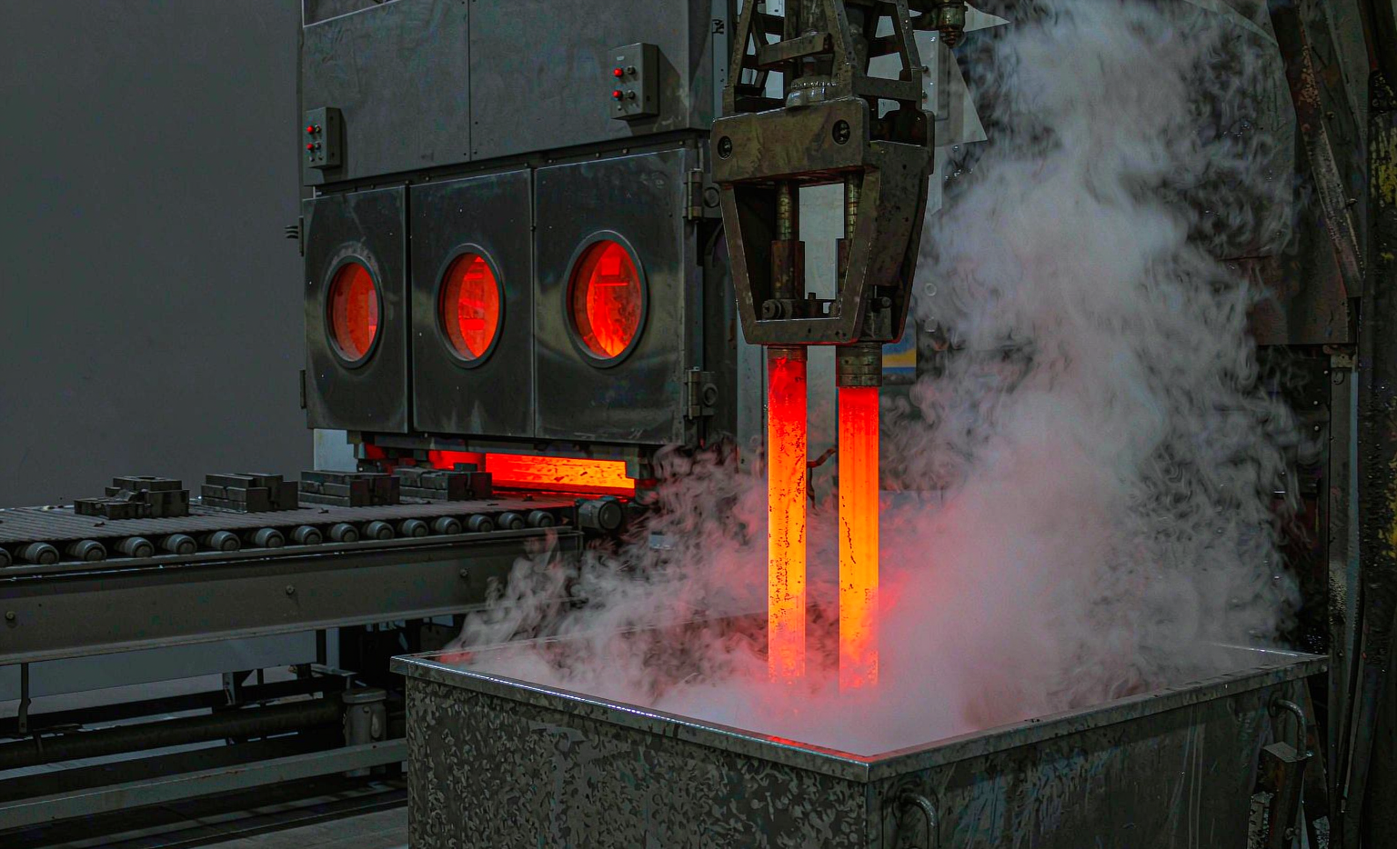 quenching and tempering carbon steel