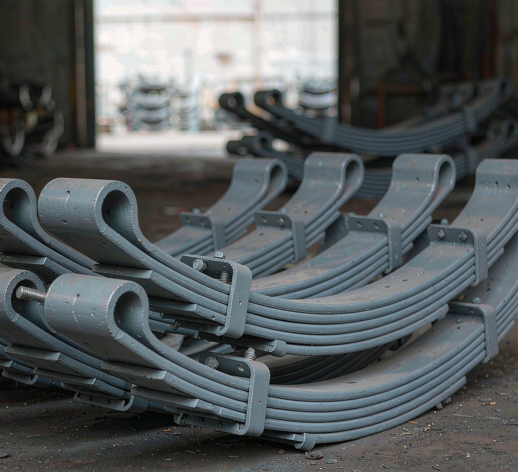 Leaf springs manufactured from SAE 1060 high-carbon steel