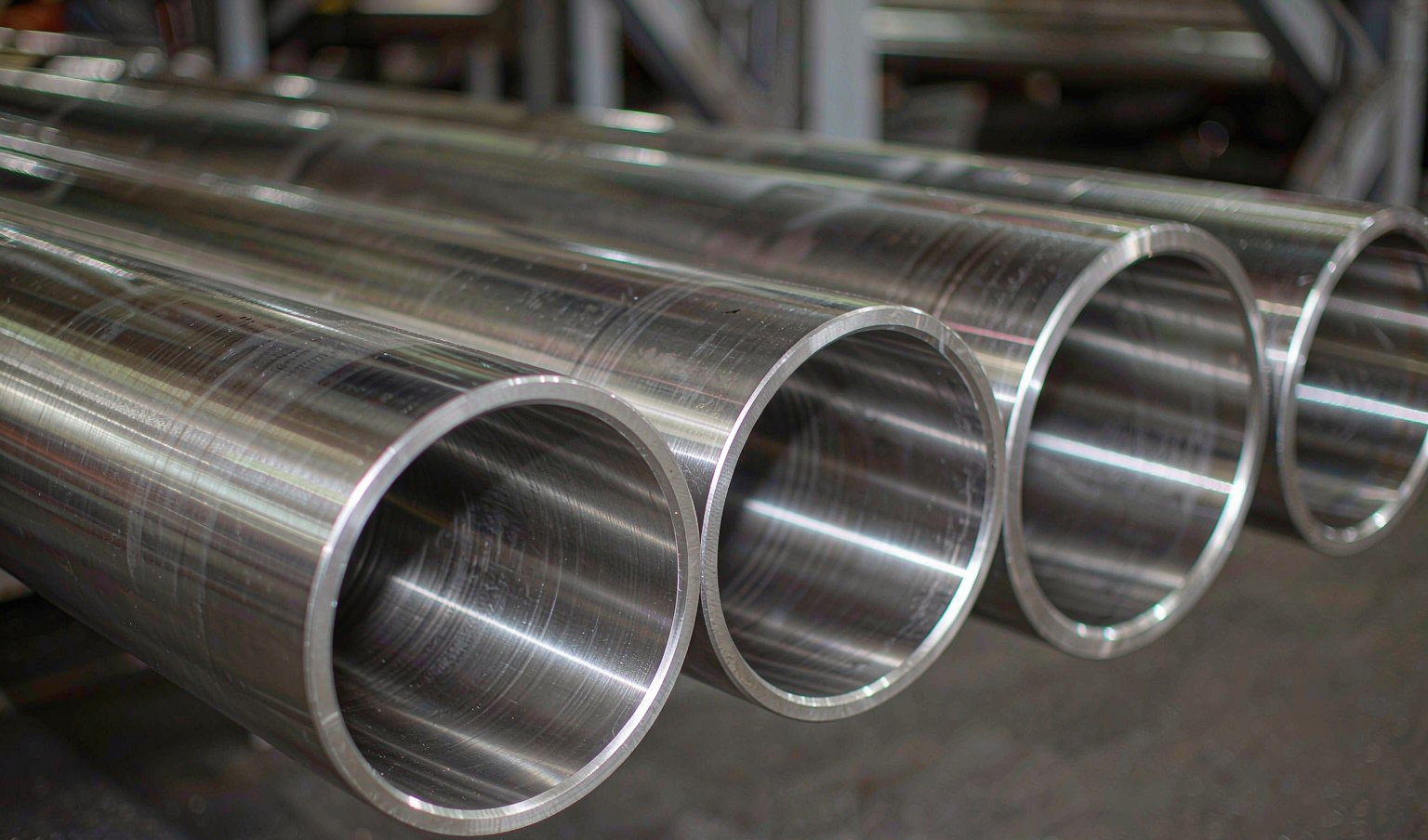 Honed precision carbon steel tubes with smooth bore