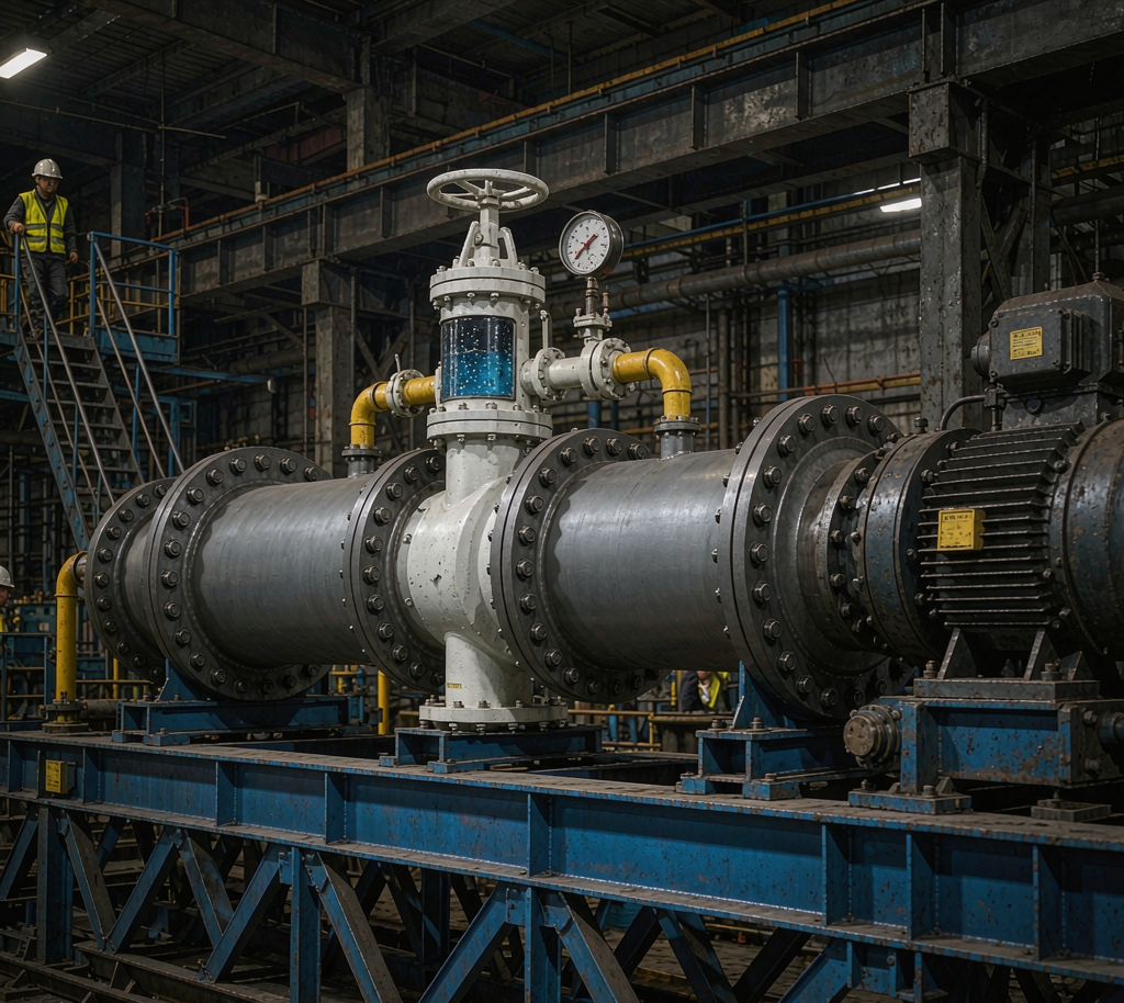 Hydrostatic pressure testing of seamless steel pipe in a mill