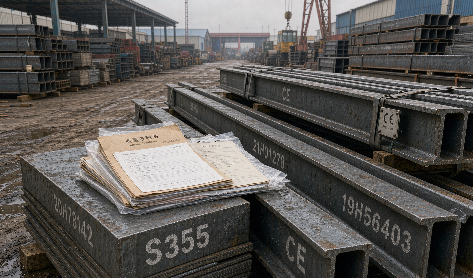 Charpy impact test specimens after low temperature testing